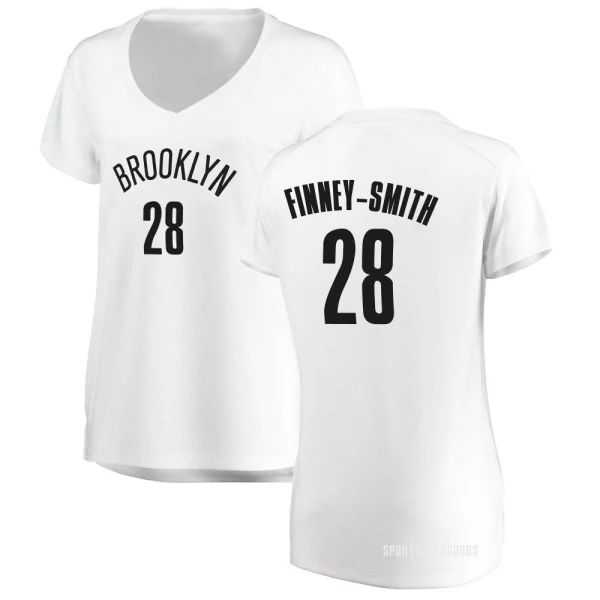 Women's Dorian Finney-Smith Brooklyn Nets White Fast Break Jersey - Association Edition