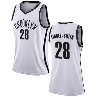 Women's Dorian Finney-Smith Brooklyn Nets White Swingman Jersey - Association Edition