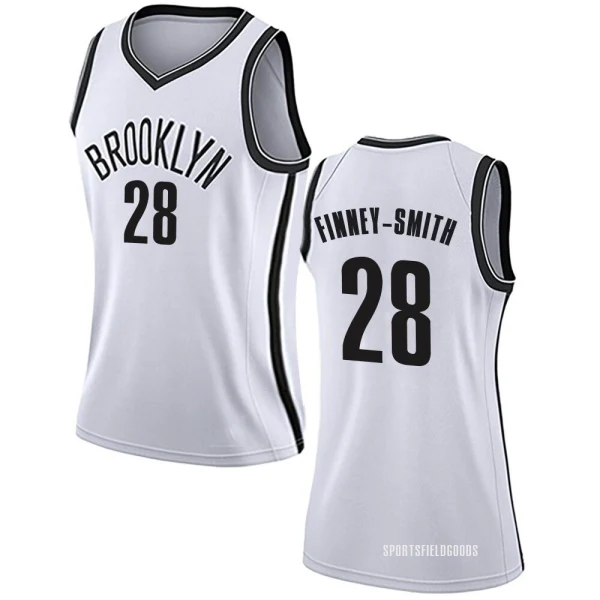 Women's Dorian Finney-Smith Brooklyn Nets White Swingman Jersey - Association Edition