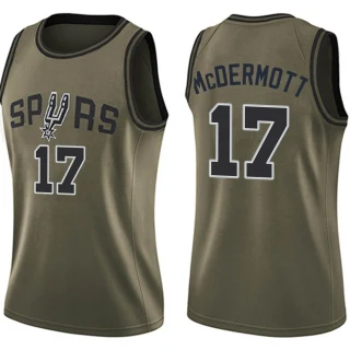 Women's Doug McDermott San Antonio Spurs Green Swingman Salute to Service Jersey
