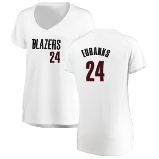 Women's Drew Eubanks Portland Trail Blazers White Fast Break Jersey - Association Edition
