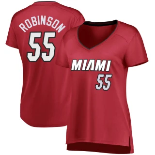 Women's Duncan Robinson Miami Heat Fast Break Wine Jersey - Statement Edition