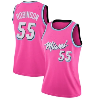Women's Duncan Robinson Miami Heat Pink Swingman 2018/19 Jersey - Earned Edition