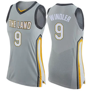 Women's Dylan Windler Cleveland Cavaliers Gray Swingman Jersey - City Edition