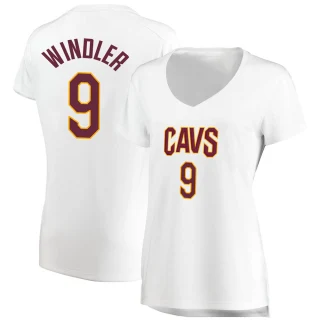 Women's Dylan Windler Cleveland Cavaliers White Fast Break Jersey - Association Edition