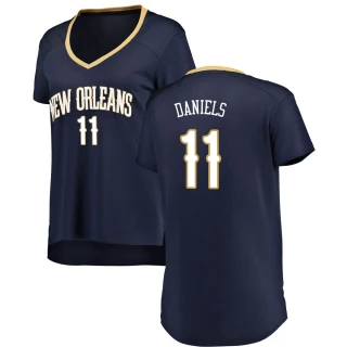 Women's Dyson Daniels New Orleans Pelicans Navy Fast Break Jersey - Icon Edition