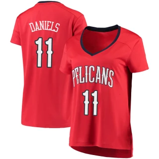 Women's Dyson Daniels New Orleans Pelicans Red Fast Break Jersey - Statement Edition