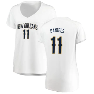 Women's Dyson Daniels New Orleans Pelicans White Fast Break Jersey - Association Edition