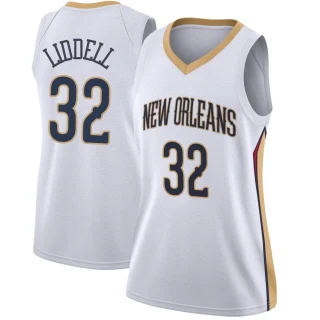 Women's E.J. Liddell New Orleans Pelicans White Swingman Jersey - Association Edition