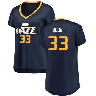 Women's Ekpe Udoh Utah Jazz Navy Fast Break Jersey - Icon Edition