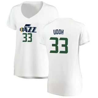 Women's Ekpe Udoh Utah Jazz White Fast Break Jersey - Association Edition