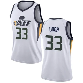 Women's Ekpe Udoh Utah Jazz White Swingman Jersey - Association Edition