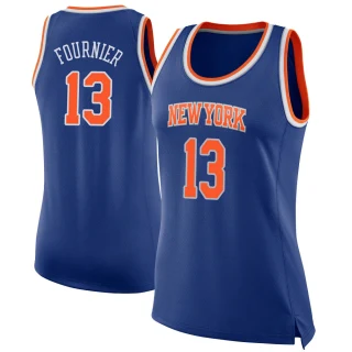 Women's Evan Fournier New York Knicks Blue Swingman Jersey - Icon Edition