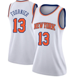 Women's Evan Fournier New York Knicks White Swingman Jersey - Association Edition