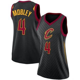 Women's Evan Mobley Cleveland Cavaliers Black Swingman Jersey - Statement Edition