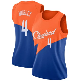 Women's Evan Mobley Cleveland Cavaliers Blue Swingman 2018/19 Jersey - City Edition