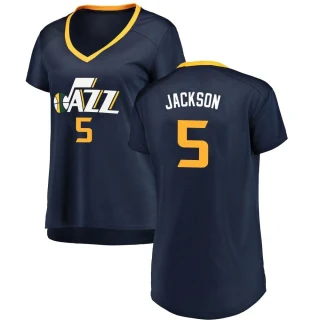 Women's Frank Jackson Utah Jazz Navy Fast Break Jersey - Icon Edition