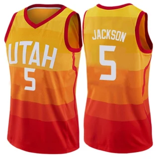 Women's Frank Jackson Utah Jazz Orange Swingman Jersey - City Edition