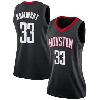 Women's Frank Kaminsky Houston Rockets Black Swingman Jersey - Statement Edition