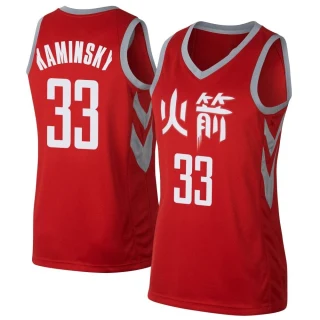 Women's Frank Kaminsky Houston Rockets Red Swingman Jersey - City Edition