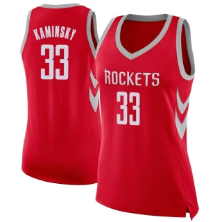 Women's Frank Kaminsky Houston Rockets Red Swingman Jersey - Icon Edition