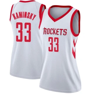 Women's Frank Kaminsky Houston Rockets White Swingman Jersey - Association Edition