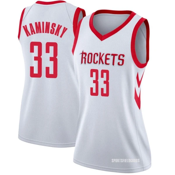 Women's Frank Kaminsky Houston Rockets White Swingman Jersey - Association Edition