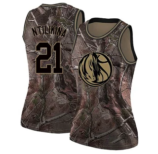 Women's Frank Ntilikina Dallas Mavericks Camo Swingman Realtree Collection Jersey