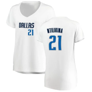Women's Frank Ntilikina Dallas Mavericks White Fast Break Jersey - Association Edition