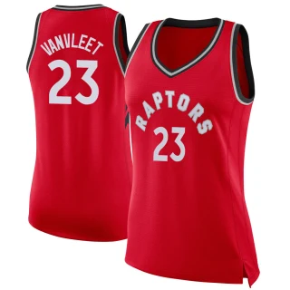 Women's Fred VanVleet Toronto Raptors Red Swingman Jersey - Icon Edition
