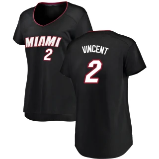Women's Gabe Vincent Miami Heat Black Fast Break Jersey - Icon Edition