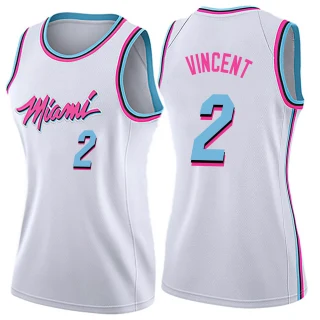 Women's Gabe Vincent Miami Heat White Swingman Jersey - City Edition