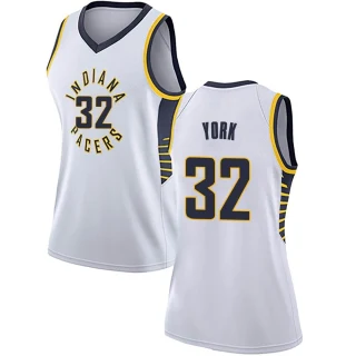 Women's Gabe York Indiana Pacers White Swingman Jersey - Association Edition