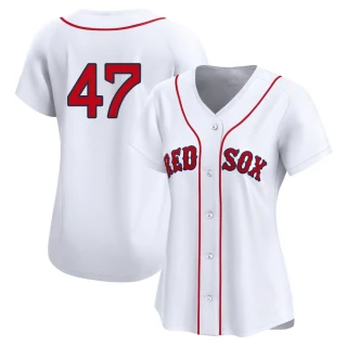 Women's Gage Ziehl Boston Red Sox White Limited 2nd Home Jersey
