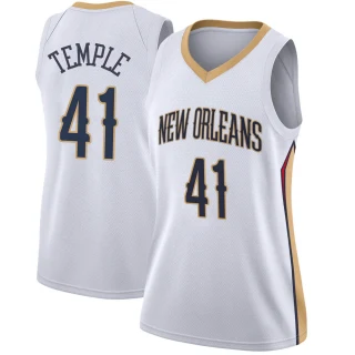 Women's Garrett Temple New Orleans Pelicans White Swingman Jersey - Association Edition