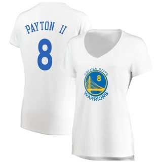 Women's Gary Payton II Golden State Warriors Gold Fast Break White Jersey - Association Edition