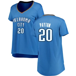 Women's Gary Payton Oklahoma City Thunder Blue Fast Break Replica Jersey - Icon Edition