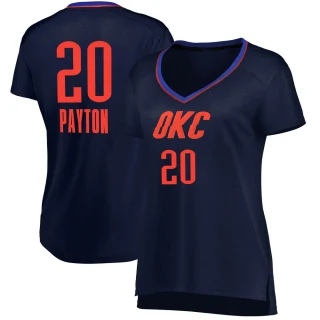 Women's Gary Payton Oklahoma City Thunder Navy Fast Break Jersey - Statement Edition