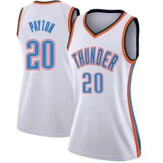 Women's Gary Payton Oklahoma City Thunder White Swingman Jersey - Association Edition