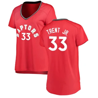 Women's Gary Trent Jr. Toronto Raptors Red Fast Break Jersey - Icon Edition