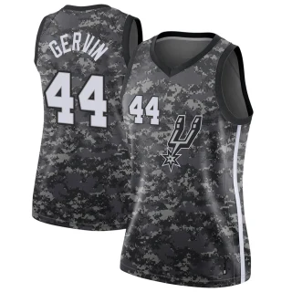 Women's George Gervin San Antonio Spurs Black Swingman Jersey - City Edition