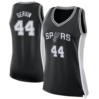 Women's George Gervin San Antonio Spurs Black Swingman Jersey - Icon Edition