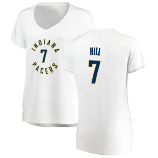 Women's George Hill Indiana Pacers White Fast Break Jersey - Association Edition