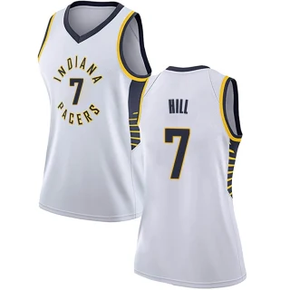 Women's George Hill Indiana Pacers White Swingman Jersey - Association Edition