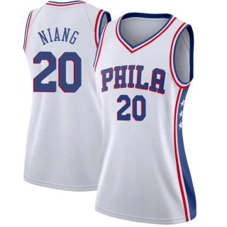 Women's Georges Niang Philadelphia 76ers White Swingman Jersey - Association Edition