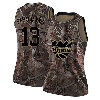 Women's Georgios Papagiannis Sacramento Kings Camo Swingman Realtree Collection Jersey