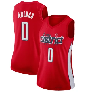 Women's Gilbert Arenas Washington Wizards Red Swingman 2018/19 Jersey - Earned Edition