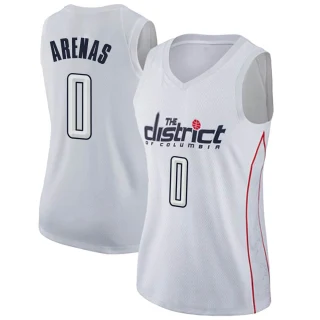 Women's Gilbert Arenas Washington Wizards White Swingman Jersey - City Edition