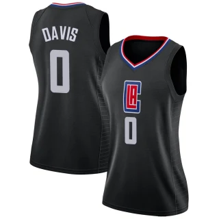 Women's Glen Davis Los Angeles Clippers Black Swingman Jersey - Statement Edition