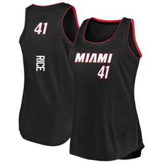 Women's Glen Rice Miami Heat Black Fast Break 2019/20 Tank Jersey - Icon Edition